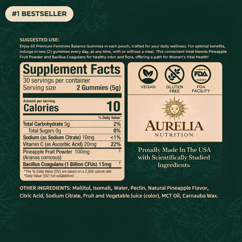 Aurelia Feminine Balance Gummies