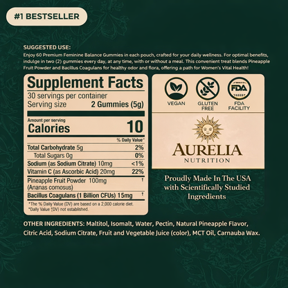 Aurelia Feminine Balance Gummies